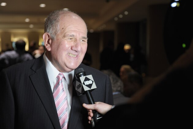 NEW YORK, NY - JANUARY 11:  HBO Boxing Commentator and ex-judge Harold Lederman is interviewed during a screening of the HBO Original Series of