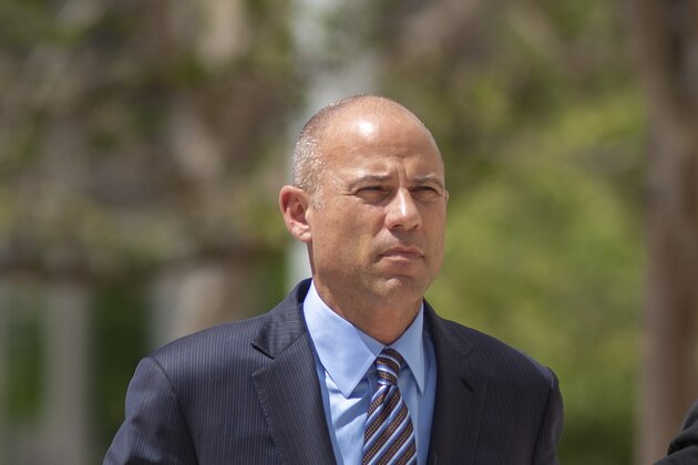 SANTA ANA, CA - APRIL 01: Celebrity lawyer Michael Avenatti arrives for his first hearing in Santa Ana federal court on bank and wire fraud charges on April 1, 2019 in Santa Ana, California. The celebrity lawyer is accused of misappropriating funds due to a client and is also charged by New York federal prosecutors of attempting to extort more than $20 million from Nike. Avenatti gained international attention for representing porn star Stormy Daniels in her lawsuits against President Donald Trump and his former lawyer Michael Cohen.  (Photo by David McNew/Getty Images)