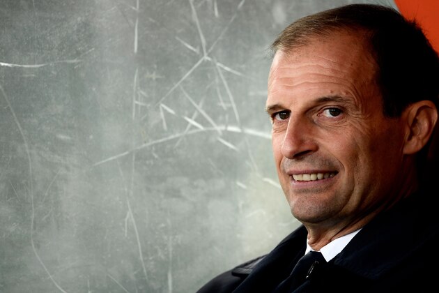Juventus fcoach Massimilano Allegri looks on before the Italian Serie A football match between AS Roma and Juventus Turin at the Olympic stadium in Rome, on May 12, 2019. (Photo by Filippo MONTEFORTE / AFP)        (Photo credit should read FILIPPO MONTEFORTE/AFP/Getty Images)