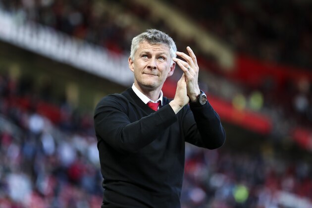 MANCHESTER, ENGLAND - MAY 12: Ole Gunnar Solskjaer the head coach / manager of Manchester United after the Premier League match between Manchester United and Cardiff City at Old Trafford on May 12, 2019 in Manchester, United Kingdom. (Photo by James Baylis - AMA/Getty Images)