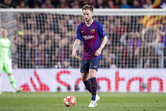 BARCELONA, SPAIN - MAY 1: Ivan Rakitic of FC Barcelona during the UEFA Champions League  match between FC Barcelona v Liverpool at the Camp Nou on May 1, 2019 in Barcelona Spain (Photo by David S. Bustamante/Soccrates/Getty Images)