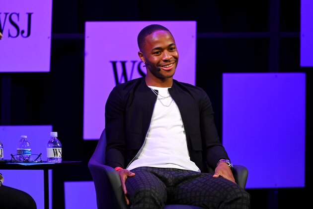 NEW YORK, NEW YORK - MAY 20: Manchester City and England International Soccer Player Raheem Sterling attends The Wall Street Journal's Future Of Everything Festival at Spring Studios on May 20, 2019 in New York City. (Photo by Nicholas Hunt/Getty Images)