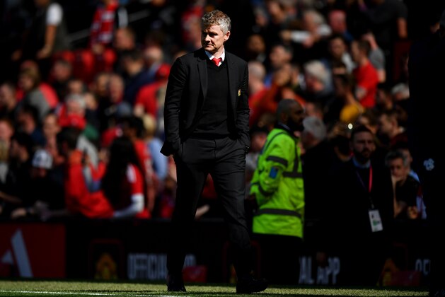 MANCHESTER, ENGLAND - MAY 12: Ole Gunnar Solskjaer, Manager of Manchester United looks dejected during the Premier League match between Manchester United and Cardiff City at Old Trafford on May 12, 2019 in Manchester, United Kingdom. (Photo by Dan Mullan/Getty Images)