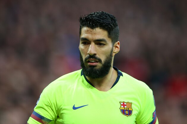 LIVERPOOL, ENGLAND - MAY 07:  Luis Suarez of Barcelona looks on during the UEFA Champions League Semi Final second leg match between Liverpool and Barcelona at Anfield on May 07, 2019 in Liverpool, England. (Photo by Alex Livesey - Danehouse/Getty Images)