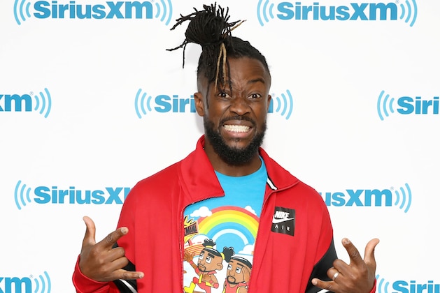 NEW YORK, NY - APRIL 04: WWE Wrestler Kofi Kingston visits the SiriusXM Studios on April 4, 2019 in New York City. (Photo by Cindy Ord/Getty Images) NEW YORK, NY - APRIL 04: WWE Wrestler Kofi Kingston visits the SiriusXM Studios on April 4, 2019 in New York City. (Photo by Cindy Ord/Getty Images)