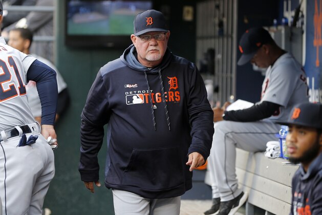 NEW YORK, NEW YORK - MAY 24:   Manager Ron Gardenhire of the Detroit Tigers looks on against the New York Mets at Citi Field on May 24, 2019 in New York City. The Tigers defeated the Mets 9-8. (Photo by Jim McIsaac/Getty Images)