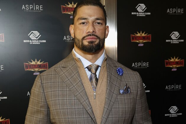 NEW YORK, NEW YORK - APRIL 05: WWE Superstar Roman Reigns attends the WWE Superstars For Hope Reception on April 05, 2019 in New York City. (Photo by Brian Ach/Getty Images for WWE)