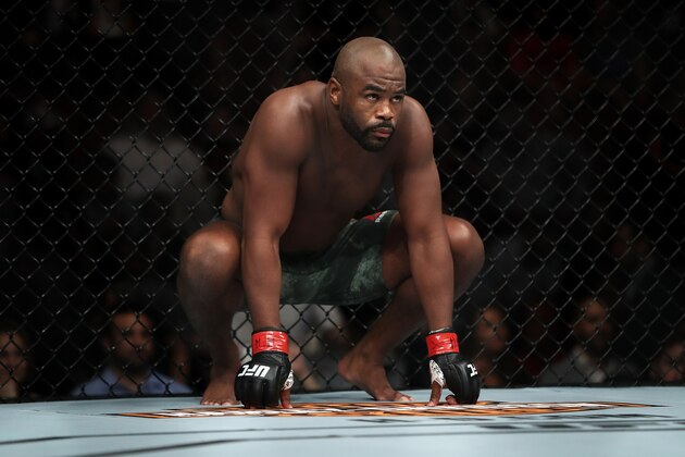 CHICAGO, IL - JUNE 09:  Rashad Evans prepares to fight Anthony Smith in their light heavyweight bout during the UFC 225: Whittaker v Romero 2 event at the United Center on June 9, 2018 in Chicago, Illinois. Smith won by TKO. (Photo by Dylan Buell/Getty Images)