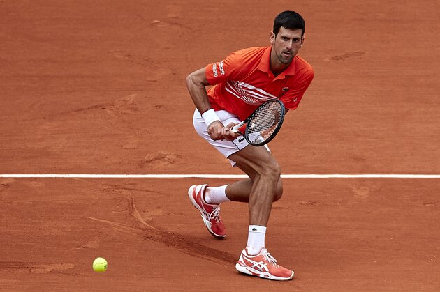 PARIS, FRANCE - JUNE 03: Novak Djokovic of Serbia returns the ball during his mens singles fourth round match against Jan-Lennard Struff of Germany during Day nine of the 2019 French Open at Roland Garros on June 03, 2019 in Paris, France. (Photo by Quality Sport Images/Getty Images)