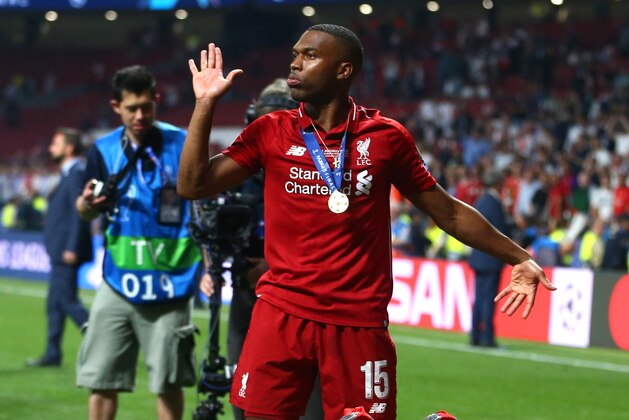 MADRID, SPAIN - JUNE 01: Daniel Sturridge of Liverpool celebrates with the trophy after winning the UEFA Champions League Final between Tottenham Hotspur and Liverpool at Estadio Wanda Metropolitano on June 01, 2019 in Madrid, Spain. (Photo by Chloe Knott - Danehouse/Getty Images)