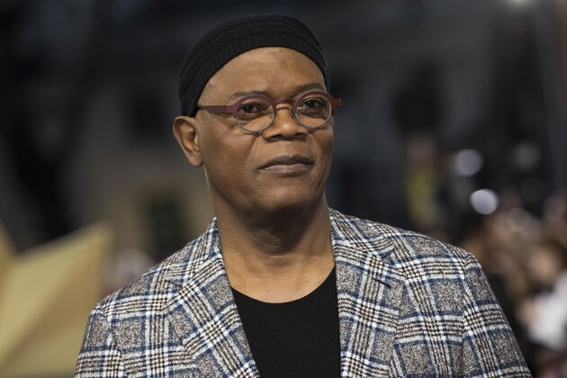 Actor Samuel L. Jackson poses for photographers upon arrival at the premiere of the film 'Captain Marvel', in London, Wednesday, Feb. 27, 2019. (Photo by Vianney Le Caer/Invision/AP)
