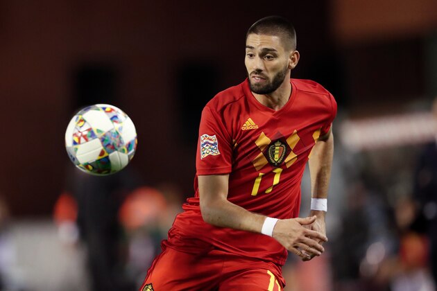 BRUSSEL,  - OCTOBER 12: Yannick Carrasco of Belgium  during the  UEFA Nations league match between Belgium  v Switzerland  at the Koning Boudewijnstadion on October 12, 2018 in Brussel  (Photo by Cees van Hoogdalem/Soccrates /Getty Images)