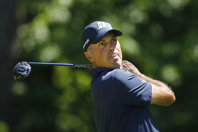 HAMILTON, ONTARIO - JUNE 07: Matt Kuchar of the United States plays his shot from the seventh tee during the second round of the RBC Canadian Open at Hamilton Golf and Country Club on June 07, 2019 in Hamilton, Canada. (Photo by Mark Blinch/Getty Images)