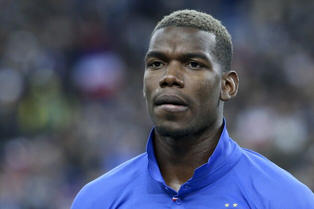 PARIS, FRANCE - MARCH 25: Paul Pogba of France poses before the 2020 UEFA European Championships group H qualifying match between France and Iceland at Stade de France on March 25, 2019 in Saint-Denis near Paris, France. (Photo by Jean Catuffe/Getty Images)