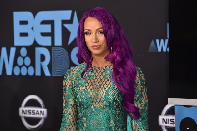 LOS ANGELES, CA - JUNE 25:  Sasha Banks at the 2017 BET Awards at Microsoft Square on June 25, 2017 in Los Angeles, California.  (Photo by Alberto E. Rodriguez/Getty Images)