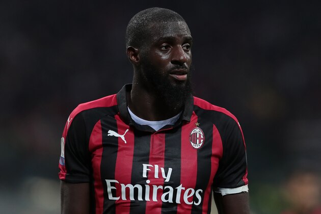 MILAN, ITALY - APRIL 24:  Tiemoue Bakayoko of AC Milan looks on during the TIM Cup match between AC Milan and SS Lazio at Stadio Giuseppe Meazza on April 24, 2019 in Milan, Italy.  (Photo by Emilio Andreoli/Getty Images)