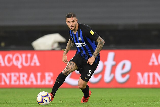 NAPLES, ITALY - MAY 19: Mauro Icardi of FC Internazionale in action during the Serie A match between SSC Napoli and FC Internazionale at Stadio San Paolo on May 19, 2019 in Naples, Italy. (Photo by Francesco Pecoraro/Getty Images)