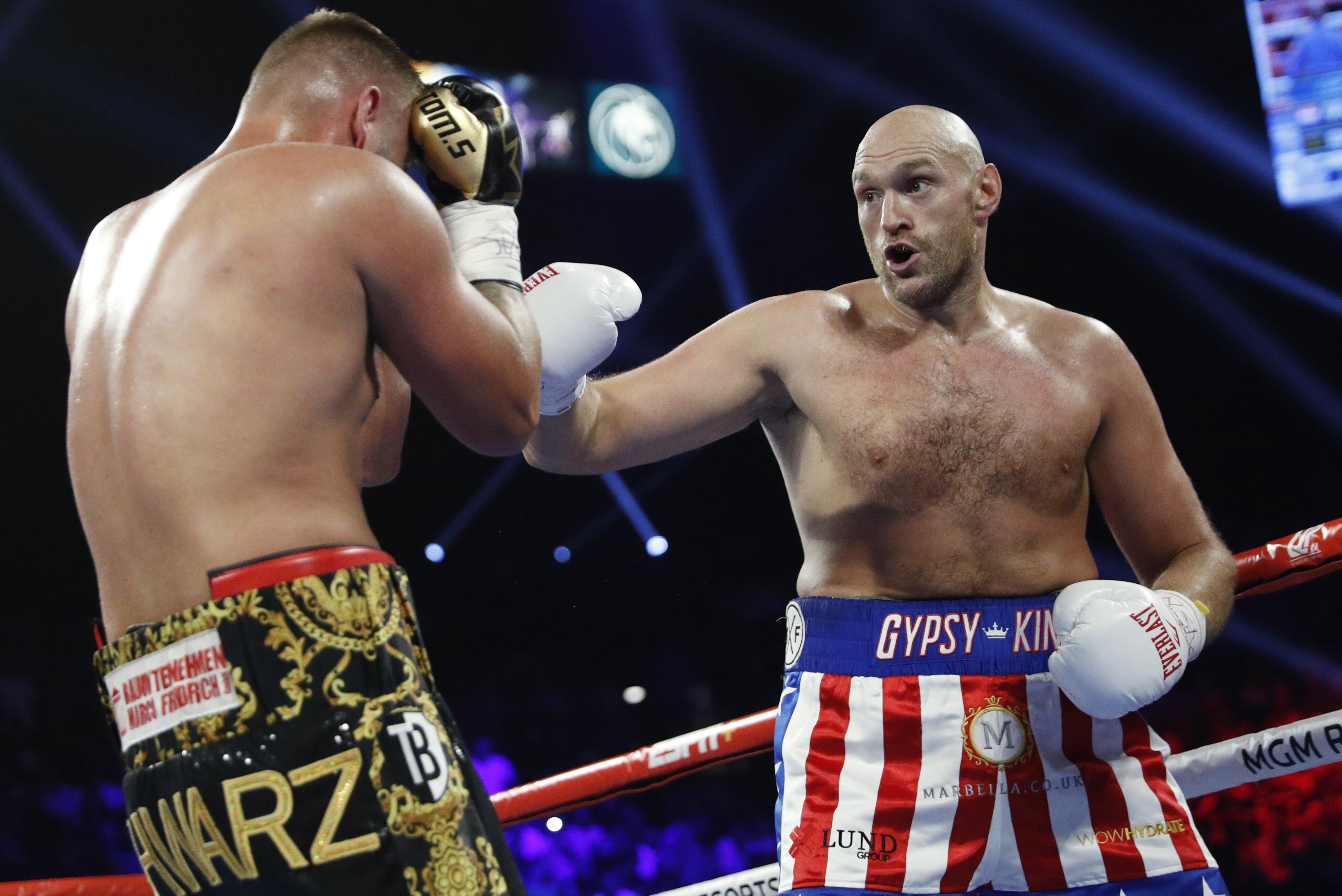 Video: Tyson Fury Sings Aerosmith in Ring to Celebrate TKO Win