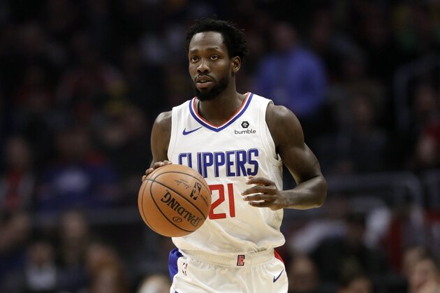 Los Angeles Clippers' Patrick Beverley during an NBA basketball game Tuesday, March 19, 2019, in Los Angeles. (AP Photo/Marcio Jose Sanchez)