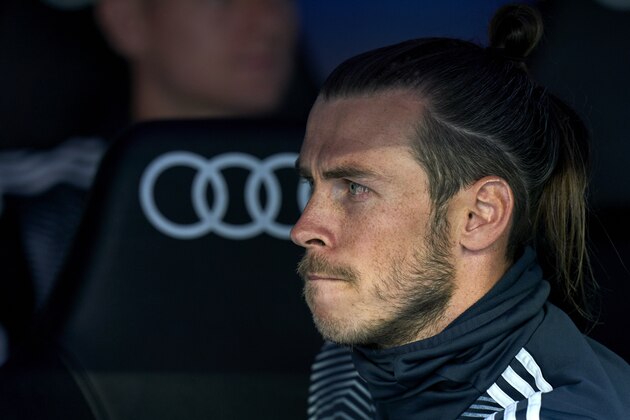 MADRID, SPAIN - MAY 19: Gareth Bale of Real Madrid CF in the bench during the La Liga match between Real Madrid CF and Real Betis Balompie at Estadio Santiago Bernabeu on May 19, 2019 in Madrid, Spain. (Photo by Quality Sport Images/Getty Images)