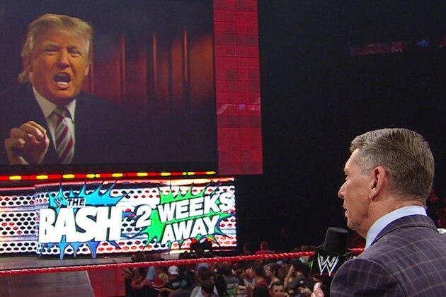 Yes, the current President of the United States was once the proud owner of WWE Raw.