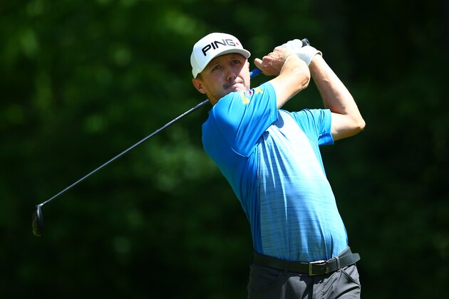 HAMILTON, ONTARIO - JUNE 09:  Mackenzie Hughes of Canada plays his shot from the seventh tee during the final round of the RBC Canadian Open at Hamilton Golf and Country Club on June 09, 2019 in Hamilton, Canada. (Photo by Vaughn Ridley/Getty Images)