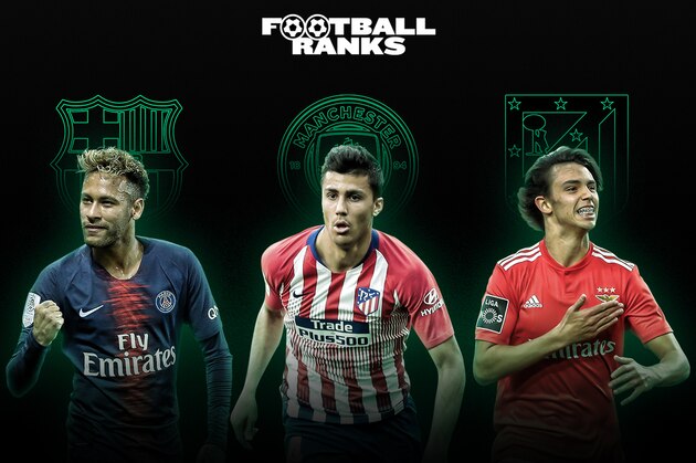 Neymar (R) and Lionel Messi (L) of FC Barcelona warm up before the International Champions Cup (ICC)  match between Juventus FC and FC Barcelona at the Met Life Stadium in East Rutherford, New Jersey, on July 22, 2017. / AFP PHOTO / DON EMMERT        (Photo credit should read DON EMMERT/AFP/Getty Images)