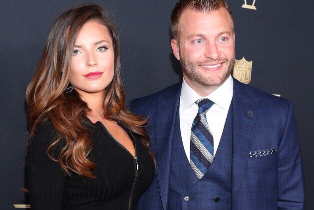 MINNEAPOLIS, MN - FEBRUARY 03:  Veronika Khomyn and Sean McVay attend the NFL Honors at University of Minnesota on February 3, 2018 in Minneapolis, Minnesota.  (Photo by Christopher Polk/Getty Images)