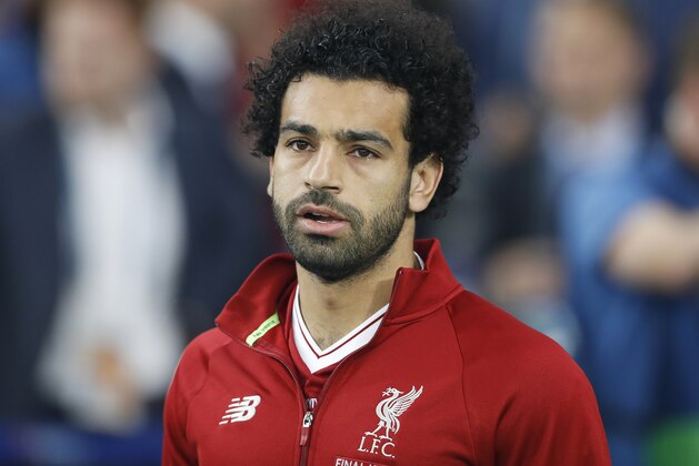 KIEV, UKRAINE - MAY 26: Mohamed Salah of Liverpool is seen during the UEFA Champions League final between Real Madrid and Liverpool on May 26, 2018 in Kiev, Ukraine. (Photo by Ian MacNicol/Getty Images)