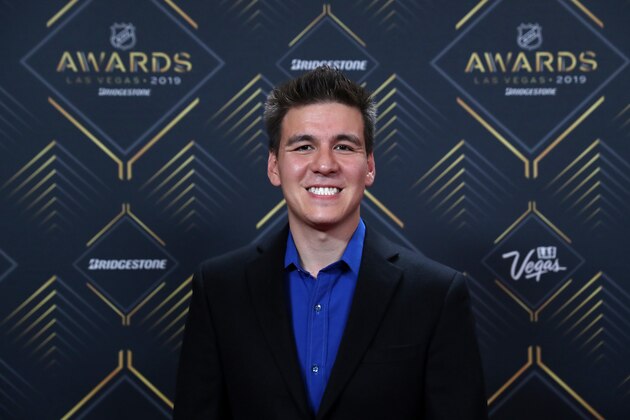 LAS VEGAS, NEVADA - JUNE 19: TV personality James Holzhauer arrives at the 2019 NHL Awards at the Mandalay Bay Events Center on June 19, 2019 in Las Vegas, Nevada. (Photo by Bruce Bennett/Getty Images)