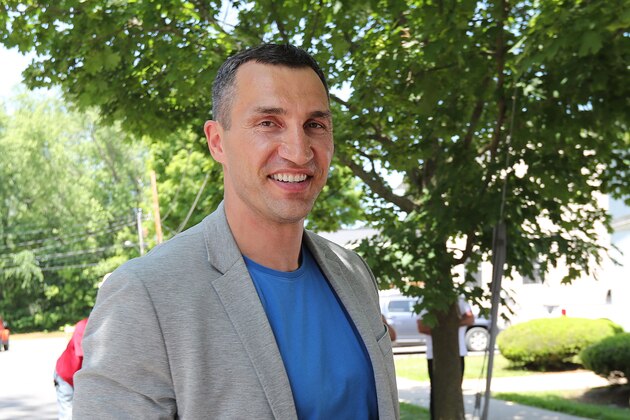 CANASTOTA, NY - JUNE 10:  Boxer Wladimir Klitschko is seen during the parade of champions at the International Boxing Hall of Fame for the Weekend of Champions induction event on June 10, 2018 in Canastota, New York. (Photo by Alex Menendez/Getty Images)