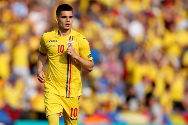 CESENA, ITALY - JUNE 21: Ianis Hagi of Romania U21 during the  EURO U21 match between England  v Romania  at the Orogel Stadium-Dino Manuzzi on June 21, 2019 in Cesena Italy (Photo by Danilo Di Giovanni/Soccrates/Getty Images)