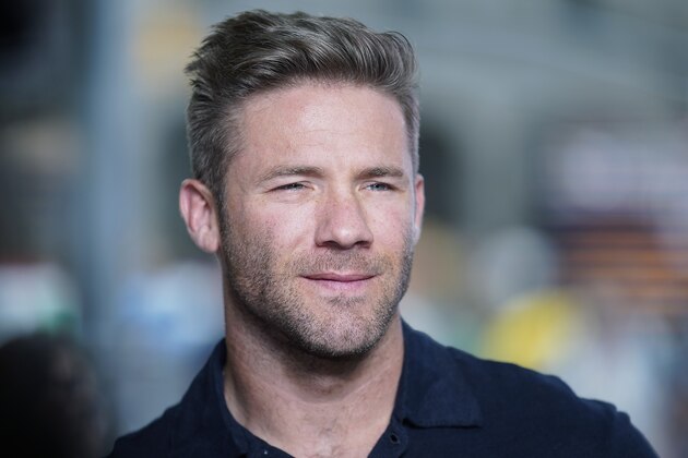 NEW YORK, NEW YORK - JUNE 25: Julian Edelman visits