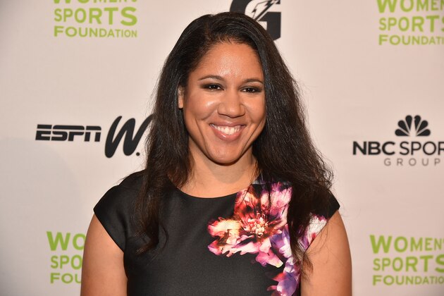 NEW YORK, NY - OCTOBER 19:  Basketball player Kara Lawson attends the 37th Annual Salute To Women In Sports Gala at Cipriani Wall Street on October 19, 2016 in New York City.  (Photo by Theo Wargo/Getty Images for Women's Sports Foundation )