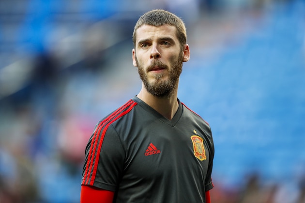 MADRID, SPAIN - JUNE 10: David de Gea of Spain during the  EURO Qualifier match between Spain  v Sweden  at the Estadio Santiago Bernabeu on June 10, 2019 in Madrid Spain (Photo by David S. Bustamante/Soccrates/Getty Images)