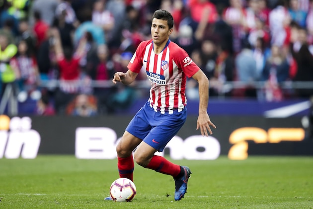 MADRID, SPAIN - MARCH 9: Rodri of Atletico Madrid during the La Liga Santander  match between Atletico Madrid v Leganes at the Estadio Wanda Metropolitano on March 9, 2019 in Madrid Spain (Photo by David S. Bustamante/Soccrates/Getty Images)
