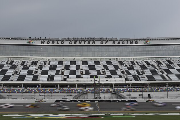 DAYTONA BEACH, FLORIDA - JULY 04: Cars practice for the Monster Energy NASCAR Cup Series Coke Zero Sugar 400 at Daytona International Speedway on July 04, 2019 in Daytona Beach, Florida. (Photo by Jeff Curry/Getty Images) DAYTONA BEACH, FLORIDA - JULY 04: Cars practice for the Monster Energy NASCAR Cup Series Coke Zero Sugar 400 at Daytona International Speedway on July 04, 2019 in Daytona Beach, Florida. (Photo by Jeff Curry/Getty Images)