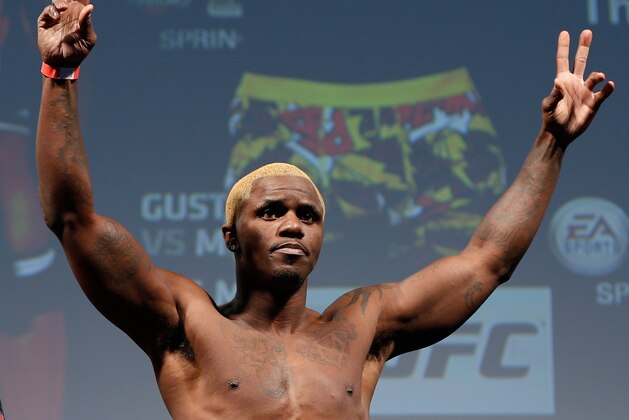 LONDON, ENGLAND - MARCH 07:  Melvin Guillard weighs in during the UFC weigh-in event at the O2 Arena on March 7, 2014 in London, England. (Photo by Josh Hedges/Zuffa LLC/Zuffa LLC via Getty Images)