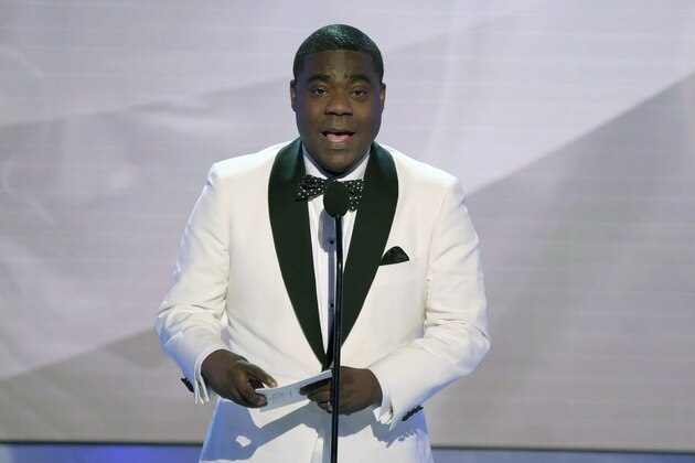 FILE - In this Jan. 27, 2019, file photo, Tracy Morgan presents the award for outstanding performance by an ensemble in a comedy series at the 25th annual Screen Actors Guild Awards in Los Angeles. For Tracy Morgan, hosting The ESPYs is personal. It’s not just another gig to the comedian. The star of TBS’ “The Last O.G.” presides over Wednesday’s, July 10, 2019, show honoring the past year’s top athletes, performances and achievements airing live on ABC from Microsoft Theater in Los Angeles. “The main reason I really wanted to do it is the fight against cancer,” Morgan said in a recent phone interview, explaining that his grandparents and former wife Sabina died of the disease. “(Photo by Richard Shotwell/Invision/AP, File)