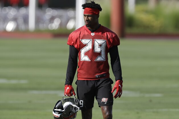Tampa Bay Buccaneers cornerback Ryan Smith during an NFL football minicamp Wednesday, June 5, 2019, in Tampa, Fla. (AP Photo/Chris O'Meara)
