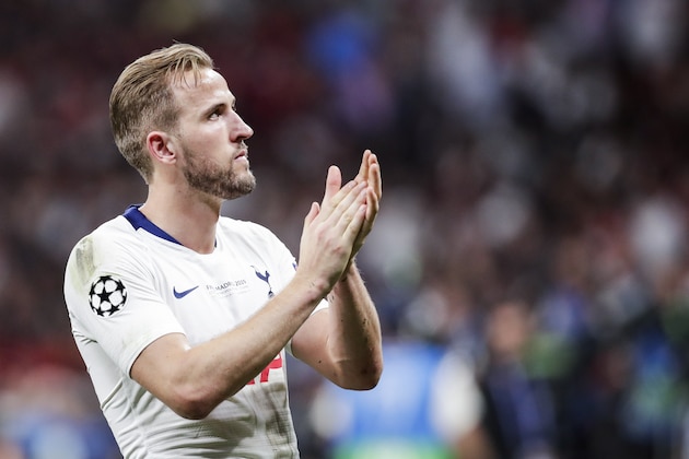 MADRID, SPAIN - JUNE 1: Harry Kane of Tottenham Hotspur during the UEFA Champions League  match between Tottenham Hotspur v Liverpool at the Wanda Metropolitano on June 1, 2019 in Madrid Spain (Photo by David S. Bustamante/Soccrates/Getty Images)