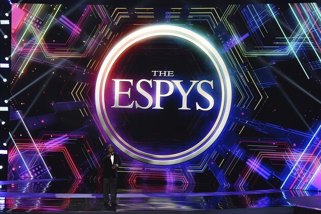 Host Tracy Morgan speaks on stage at the ESPY Awards on Wednesday, July 10, 2019, at the Microsoft Theater in Los Angeles. (Photo by Chris Pizzello/Invision/AP)