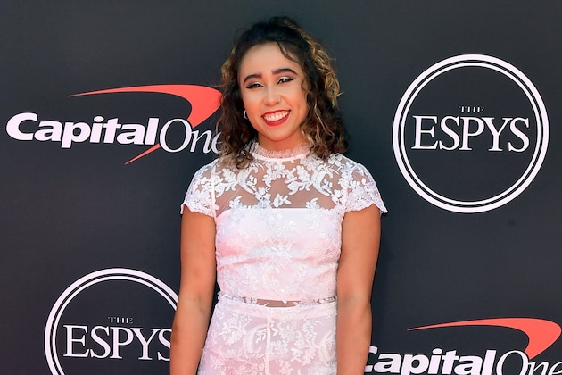 LOS ANGELES, CALIFORNIA - JULY 10: Katelyn Ohashi attends The 2019 ESPYs at Microsoft Theater on July 10, 2019 in Los Angeles, California. (Photo by Matt Winkelmeyer/Getty Images)