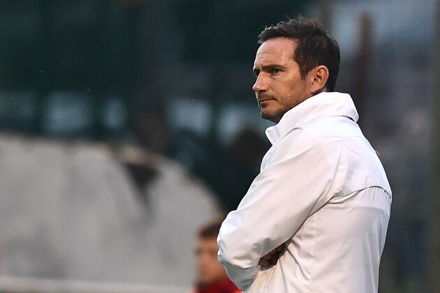 DUBLIN, IRELAND - JULY 10: Frank Lampard, Manager of Chelsea looks on during the Pre-Season Friendly match between Bohemians FC and Chelsea FC at Dalymount Park on July 10, 2019 in Dublin, Ireland. (Photo by Charles McQuillan/Getty Images)