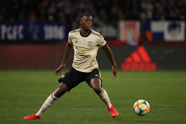PERTH, AUSTRALIA - JULY 13: Aaron Wan-Bissaka of Manchester United in action during the match between the Perth Glory and Manchester United at Optus Stadium on July 13, 2019 in Perth, Australia. (Photo by Paul Kane/Getty Images)