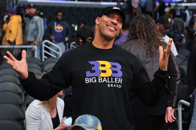 LOS ANGELES, CALIFORNIA - NOVEMBER 07: LaVar Ball attends a basketball game between the Los Angeles Lakers and and the Minnesota Timberwolves at Staples Center on November 07, 2018 in Los Angeles, California. (Photo by Allen Berezovsky/Getty Images)