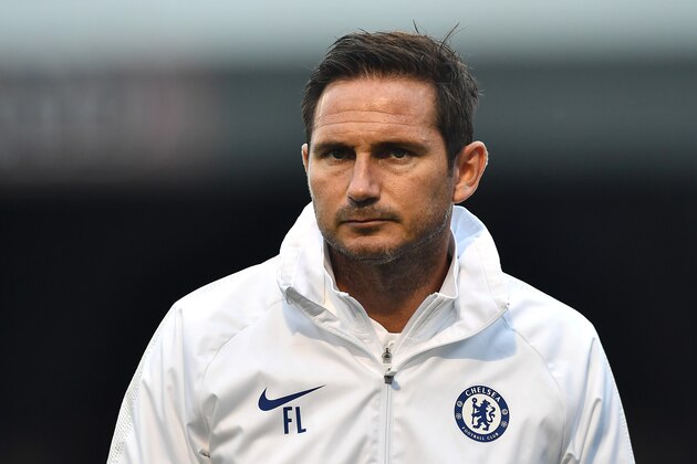DUBLIN, IRELAND - JULY 10: Frank Lampard, Manager of Chelsea  looks on during the Pre-Season Friendly match between Bohemians FC and Chelsea FC at Dalymount Park on July 10, 2019 in Dublin, Ireland. (Photo by Charles McQuillan/Getty Images)
