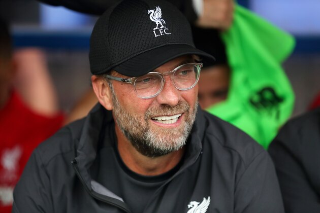 BIRKENHEAD, ENGLAND - JULY 11: Liverpool manager \ head coach Jurgen Klopp during the Pre-Season Friendly match between Tranmere Rovers and Liverpool at Prenton Park on July 11, 2019 in Birkenhead, England. (Photo by James Williamson - AMA/Getty Images)