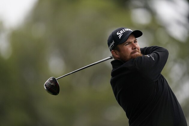 Shane Lowry, of Ireland, watches his tee shot on the second hole during the first round of the U.S. Open Championship golf tournament, Thursday, June 13, 2019, in Pebble Beach, Calif. (AP Photo/Carolyn Kaster)