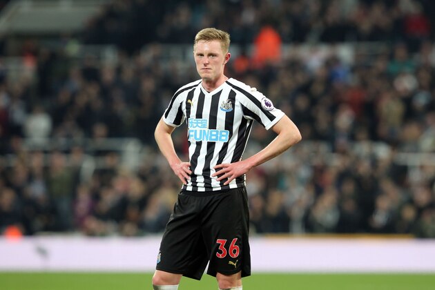 NEWCASTLE UPON TYNE, ENGLAND - FEBRUARY 26: Sean Longstaff of Newcastle looks on during the Premier League match between Newcastle United and Burnley FC at St. James Park on February 26, 2019 in Newcastle upon Tyne, United Kingdom. (Photo by Ian Horrocks/Getty Images)